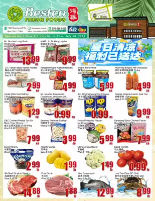 Bestco Food Mart flyer (valid until 10-07)
