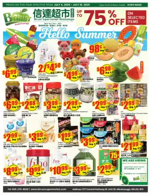 Btrust Supermarket flyer (valid until 10-07)