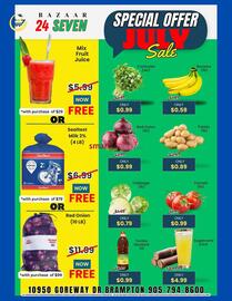 Bazaar 24 Seven flyer week 27 Page 1