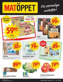 Matöppet reklamblad vecka 28 Sida 1