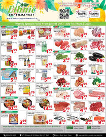 Ethnic Supermarket flyer Page 1