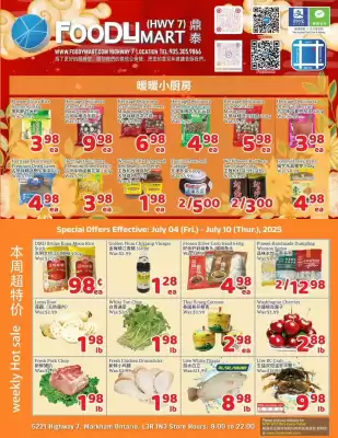 Foody Mart flyer (valid until 21-07)