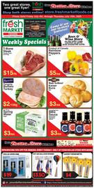 Fresh Market Foods flyer Page 1