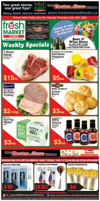 Fresh Market Foods flyer (valid until 21-07)