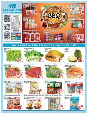 FreshLand Supermarket flyer (valid until 21-07)