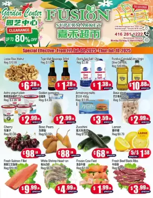 Fusion Supermarket flyer (valid until 21-07)