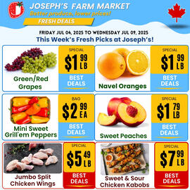 Joseph's Farm Market flyer Page 1
