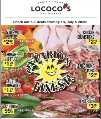 Lococo's flyer (valid until 21-07)