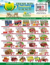 Fresh Win Foodmart flyer Page 1