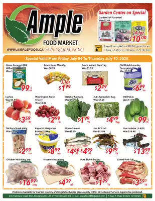 Ample Food Market flyer (valid until 10-07)