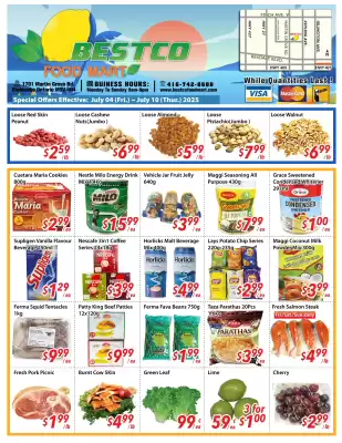 Bestco Food Mart flyer (valid until 10-07)