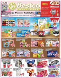 Bestco Food Mart flyer week 27 Page 1