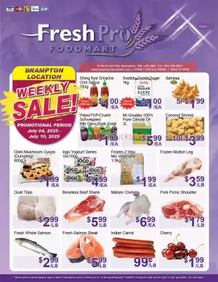 FreshPro Foodmart flyer (valid until 21-07)