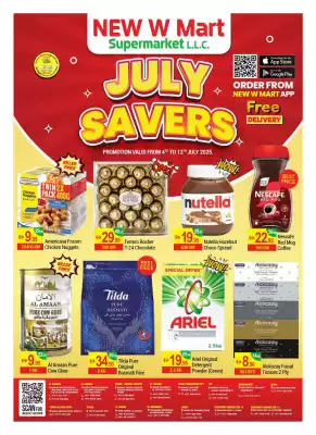 New W Mart catalogue (valid until 13-07)