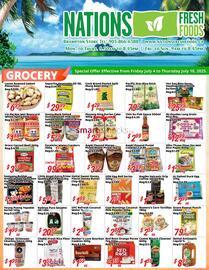 Nations Fresh Foods flyer week 27 Page 1