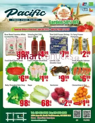 New Pacific Supermarket flyer (valid until 10-07)