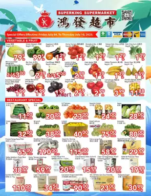 Superking Supermarket flyer (valid until 10-07)