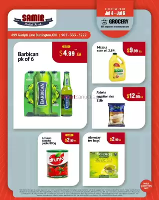 Samir Supermarket flyer (valid until 10-07)