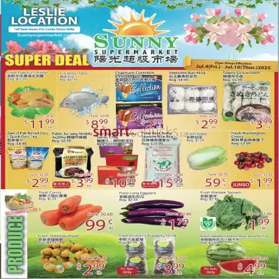 Sunny Food Mart flyer (valid until 10-07)