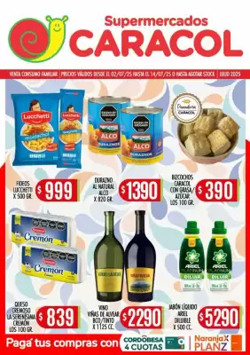 Catálogo Supermercados Caracol (válido hasta 14-07)