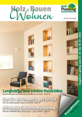Holz Possling Prospekt (gültig bis 19-07)