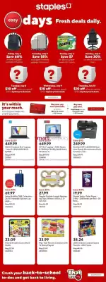 Staples flyer (valid until 10-07)
