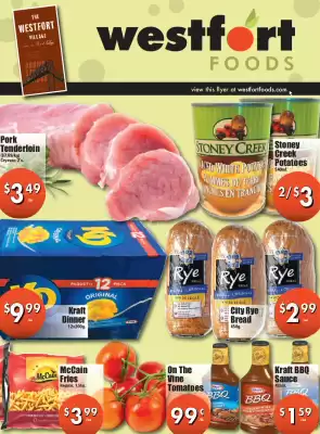 Westfort Foods flyer (valid until 10-07)