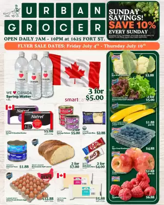 Urban Grocer flyer (valid until 10-07)