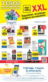 Tesco akciós újság | Szupermarket Oldal 1