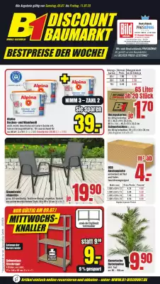 B1 Discount Baumarkt Prospekt (gültig bis 11-07)