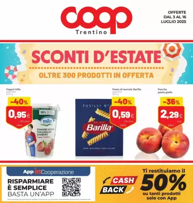 Volantino Coop Trentino (valido fino al 16-07)