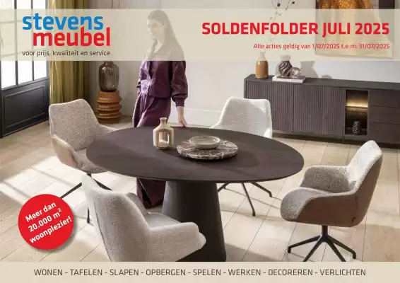 Stevens Meubel folder (geldig t/m 31-07)