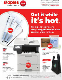 Staples flyer Page 1