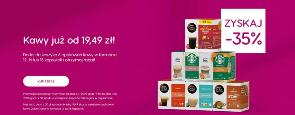 Dolce Gusto gazetka (ważność do 31-07)