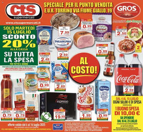 Volantino CTS Supermercati Pagina 1