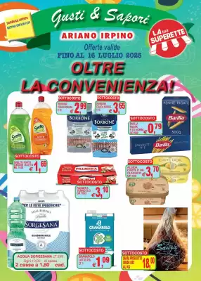 Volantino Gusti e Sapori Supermercato (valido fino al 16-07)
