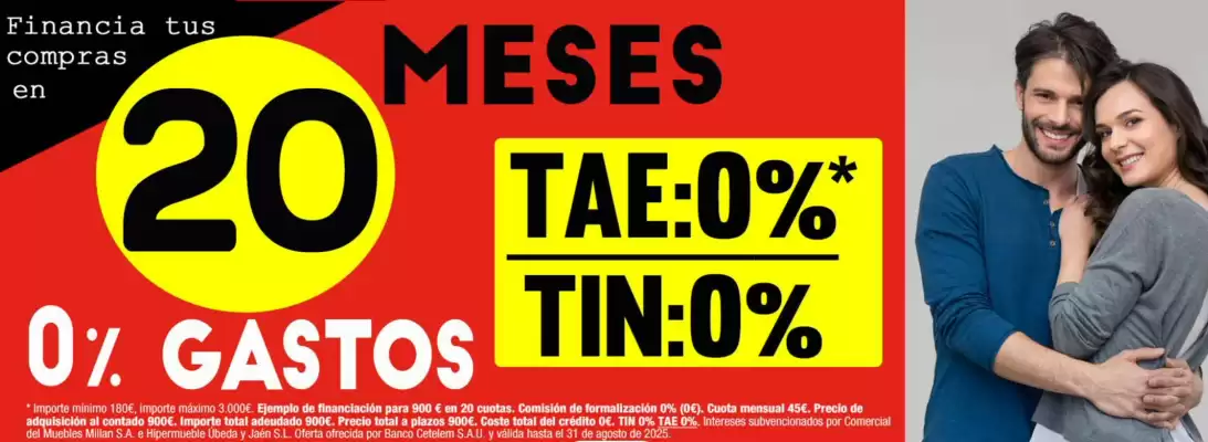 Folleto Muebles El Rebajón (válido hasta el 31-08)