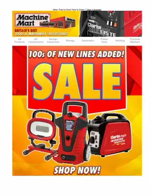 Machine Mart leaflet (valid until 8-07)