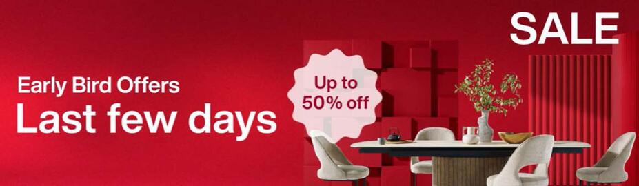 Furniture Village leaflet Page 1