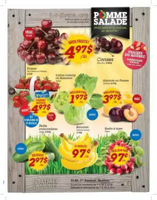 Pomme Salade flyer (valid until 9-07)