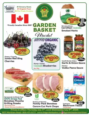 The Garden Basket flyer (valid until 9-07)
