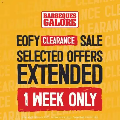 Barbeques Galore catalogue (valid until 8-07)