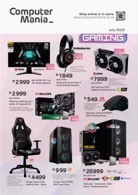 Computer Mania catalogue (valid until 31-07)