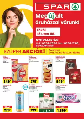 Spar akciós újság (érvényes eddig: 16-07)