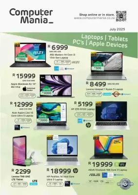 Computer Mania catalogue