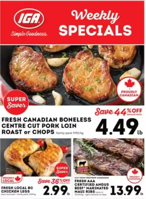 Market Place IGA flyer (valid until 10-07)