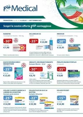 Volantino Parafarmacia Più Medical (valido fino al 4-09)
