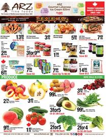 Arz Fine Foods flyer week 27 Page 1