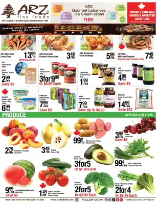 Arz Fine Foods flyer (valid until 10-07)