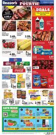Reasors Weekly Ad week 27 Page 1